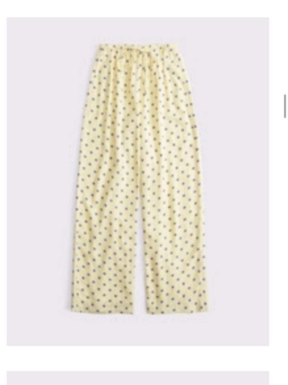 Abercrombie & Fitch Linen Blend Pastel Dot Pants